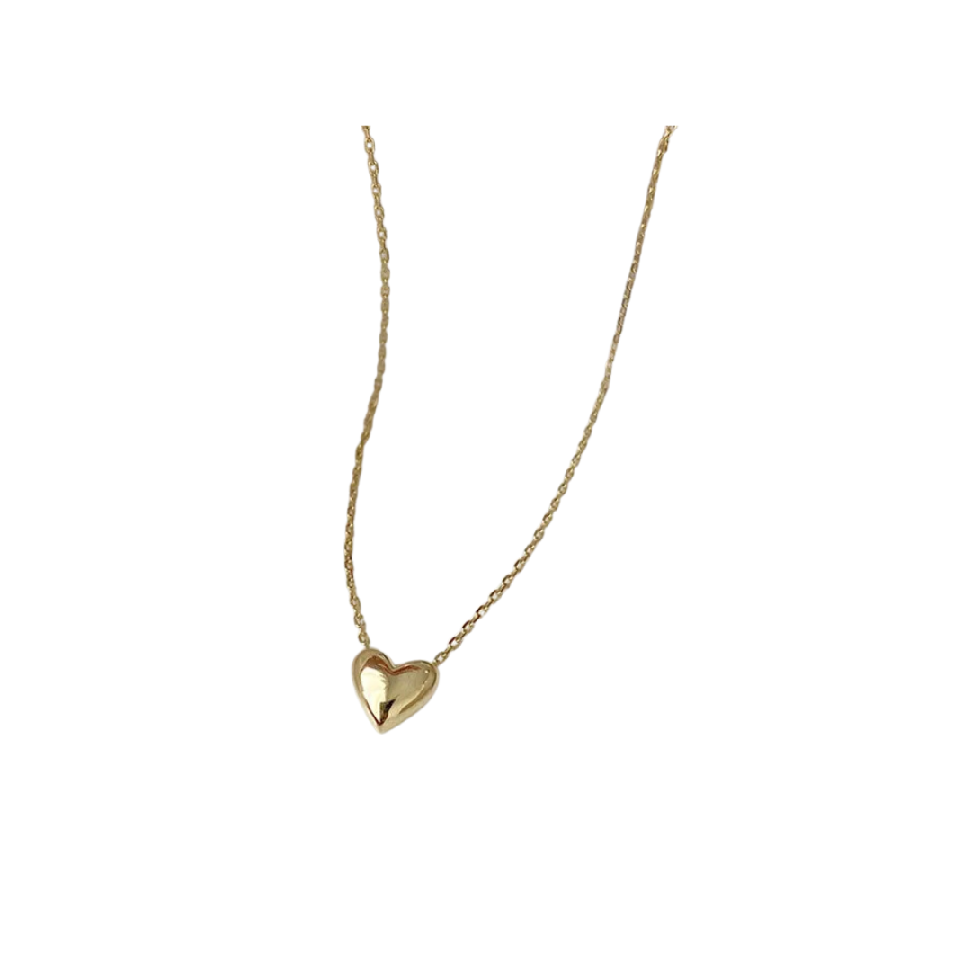 puff heart pendant necklace - puffy heart pendant necklace - puffed heart pendant necklace - puff heart necklace - puffy heart necklace - gold puff heart necklace - gold puffy heart necklace - gold heart pendant necklace - dainty heart pendant necklace - small heart pendant necklace