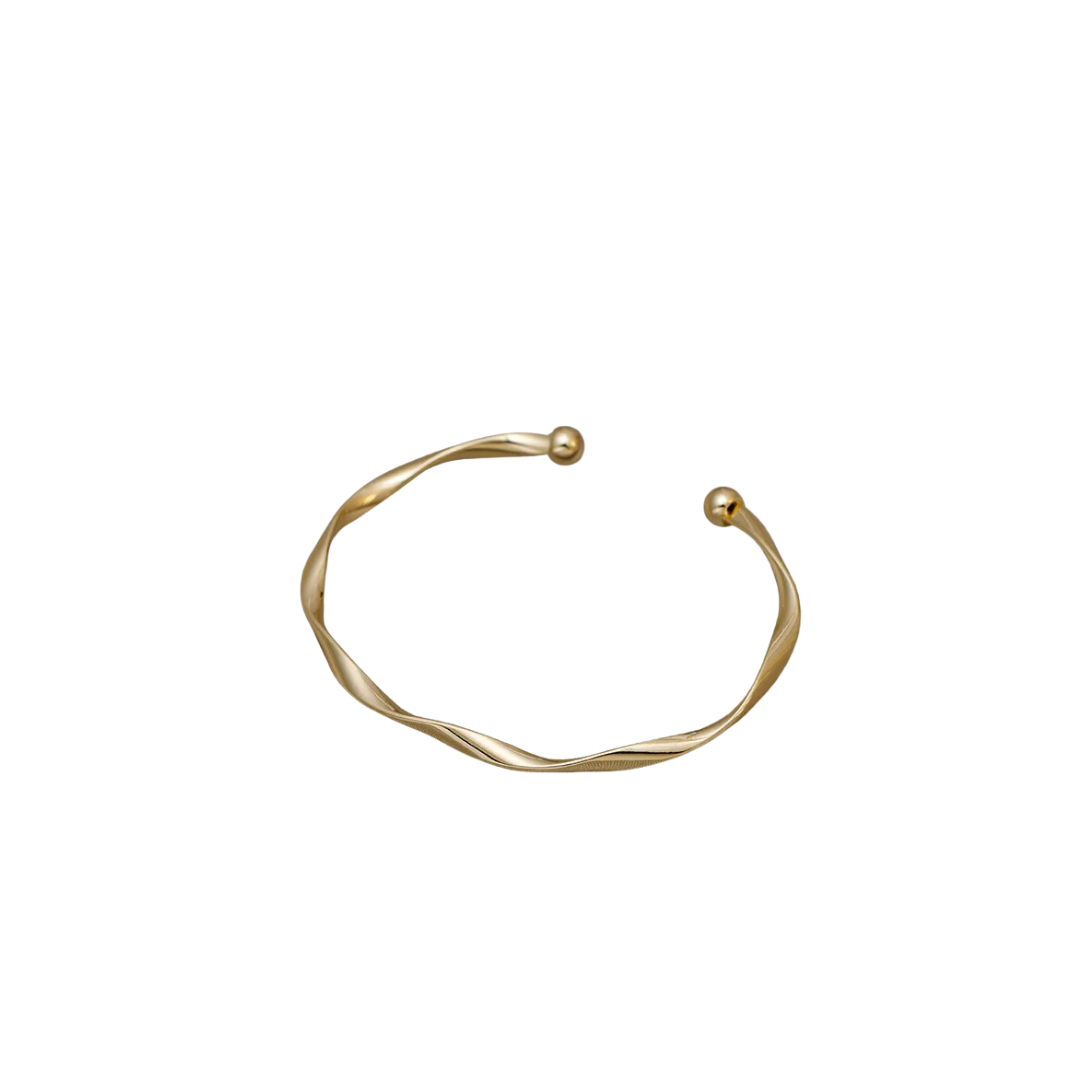 twisted rope torque bangle - twist cuff bracelet - twist cuff bangle - torque bangle bracelet - open cuff bangle - ball end cuff bracelet - gold torque bangle - gold twist cuff bracelet - rope cuff bracelet - minimalist cuff bangle