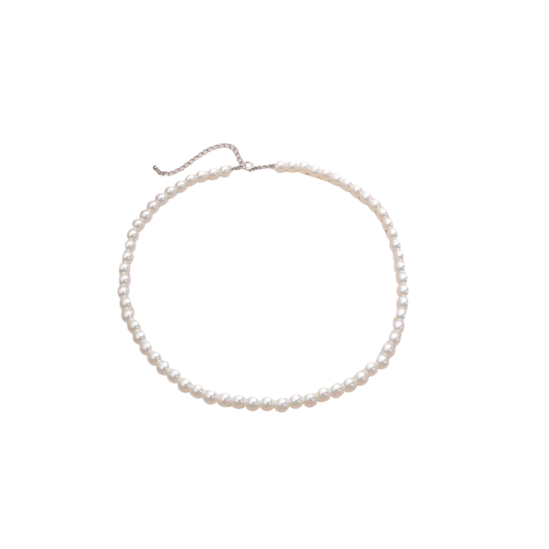 pearl choker - pearl choker necklace - pearl necklace - dainty pearl necklace - pearl beaded necklace - white pearl necklace - adjustable pearl choker - minimalist pearl necklace - bridal pearl necklace - pearl necklace for women