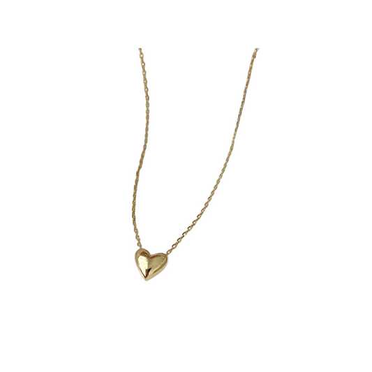 puff heart pendant necklace - puffy heart pendant necklace - puffed heart pendant necklace - puff heart necklace - puffy heart necklace - gold puff heart necklace - gold puffy heart necklace - gold heart pendant necklace - dainty heart pendant necklace - small heart pendant necklace