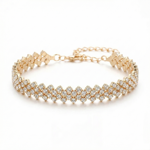 tennis anklet - crystal tennis anklet - rhinestone anklet - sparkly anklet - diamante anklet - gold tone anklet - ankle bracelet - dainty tennis anklet - crystal ankle bracelet - gold sparkle anklet