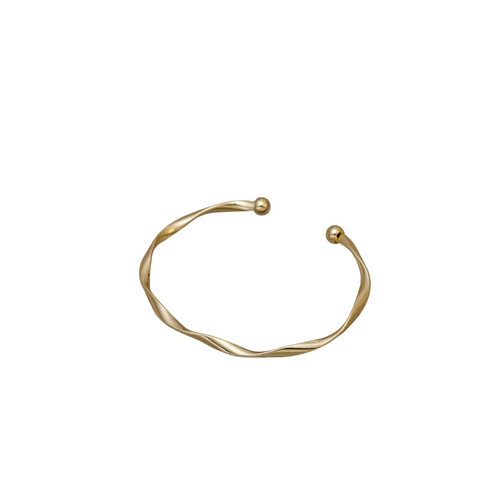 twisted rope torque bangle - twist cuff bracelet - twist cuff bangle - torque bangle bracelet - open cuff bangle - ball end cuff bracelet - gold torque bangle - gold twist cuff bracelet - rope cuff bracelet - minimalist cuff bangle