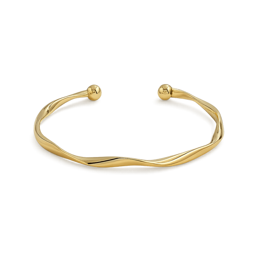 twisted rope torque bangle - twist cuff bracelet - twist cuff bangle - torque bangle bracelet - open cuff bangle - ball end cuff bracelet - gold torque bangle - gold twist cuff bracelet - rope cuff bracelet - minimalist cuff bangle